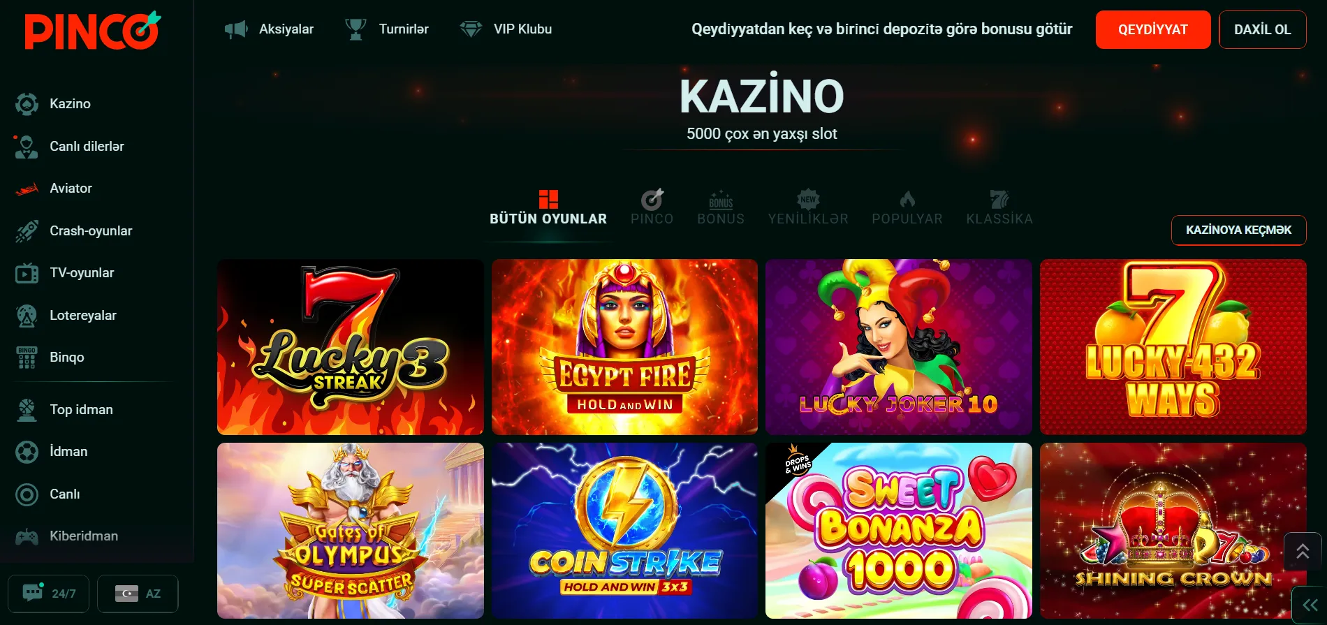 Real istifadəçilərin Pinco kazino rəyləri və təcrübələri